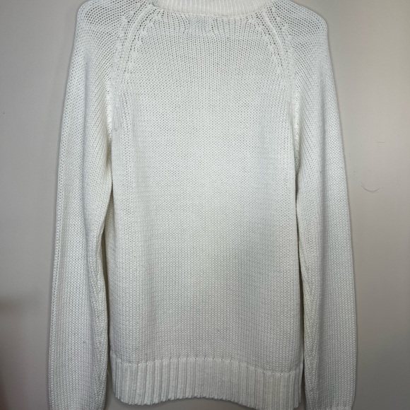Vintage white cable knit sweater - Picture 2 of 3